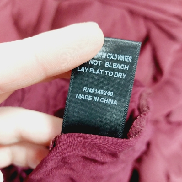 NEW Aakaa Can't Look Away Burgundy Boho Chic Maxi Wrap Dress P5357 - Picture 11 of 12